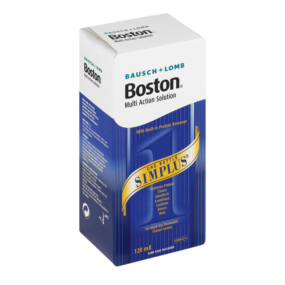 Boston Simplus Contact Lens Solution Box