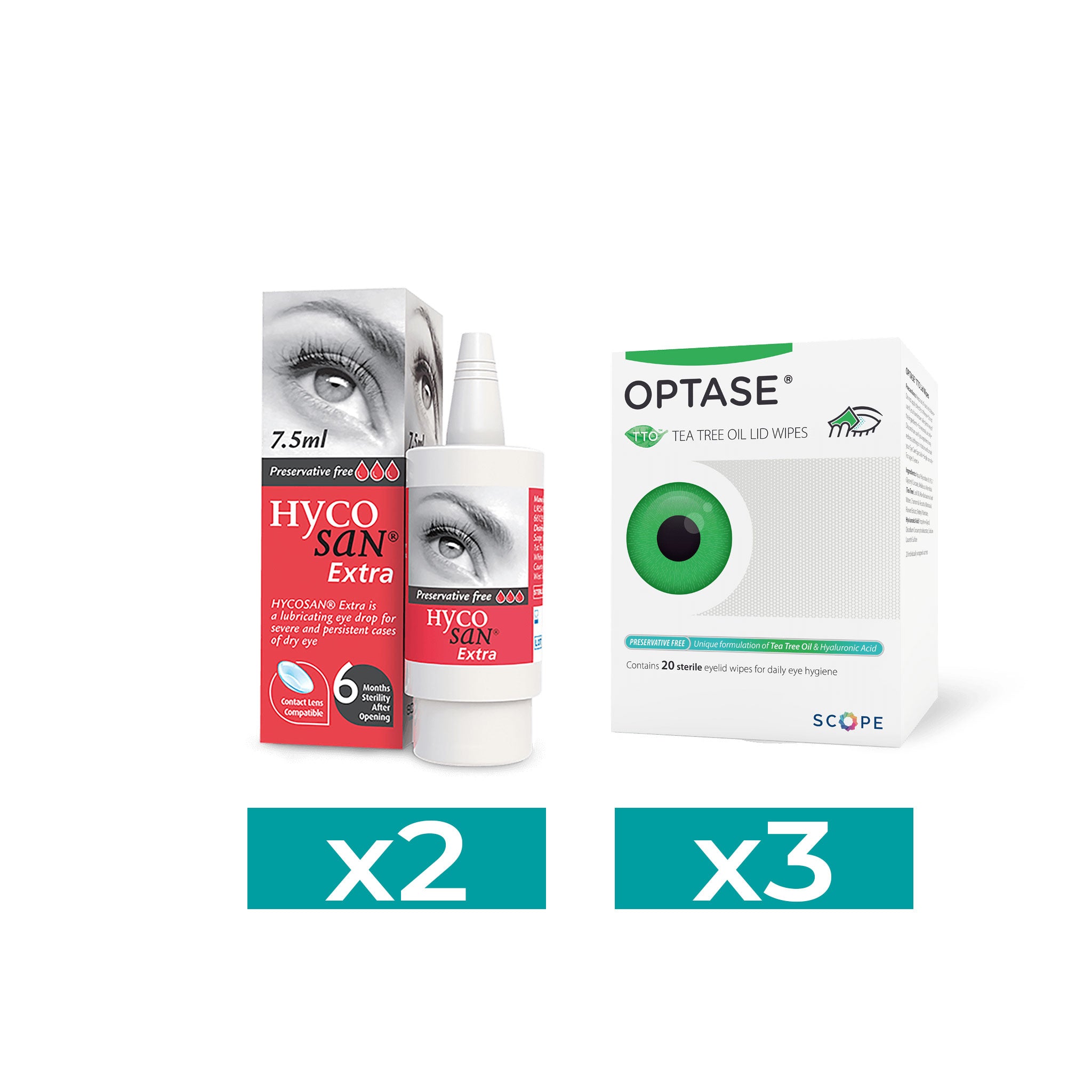 Eyecare Bundle Hycosan and Optase