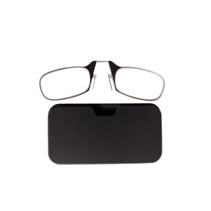 Thin reading glasses with mobile phone case